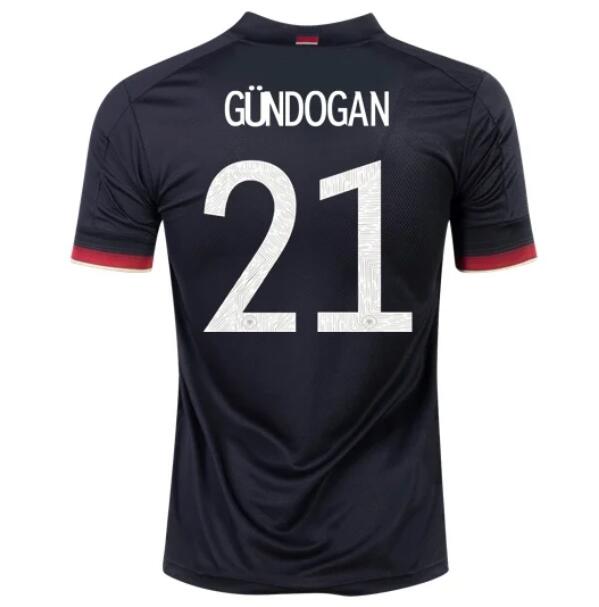 2020 EURO Germany Away Kit Soccer Jersey ILKAY GUNDOGAN #21